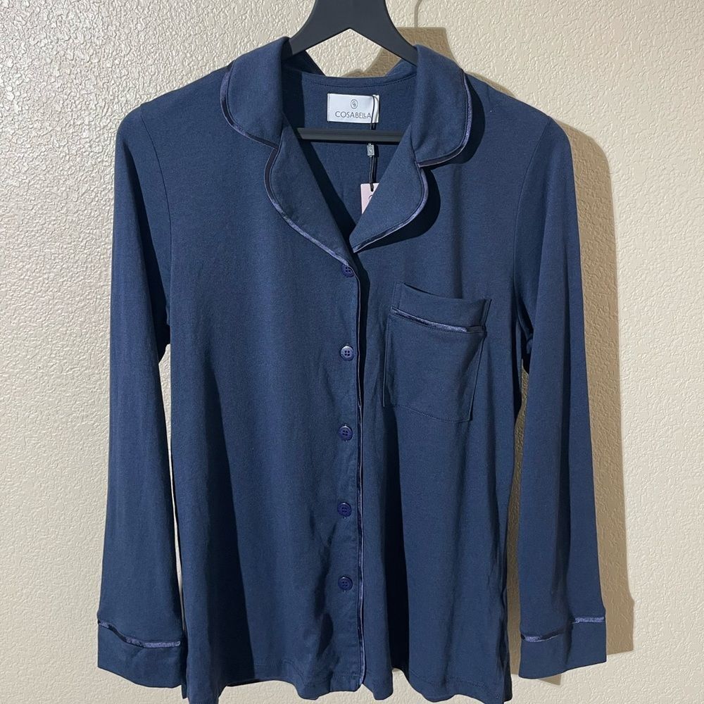 Cosabella Navy Blue Pajama Set